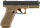 Glock 17 GEN5 Coyote Softair Co2 Pistole Kaliber 6 mm BB Blowback