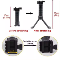 FC Bipod Frontgriff, Zweibein Passend Ergonomisch Frontgriff Zweibein Schießen für Picatinnyschiene