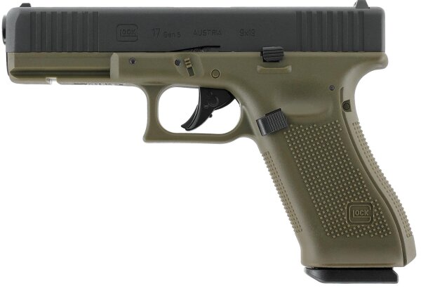 Umarex GLOCK 17 Gen5 cal. 6 mm BB - 6 mm, CO₂, < 2,0 J, Battlefield Green (ab18)