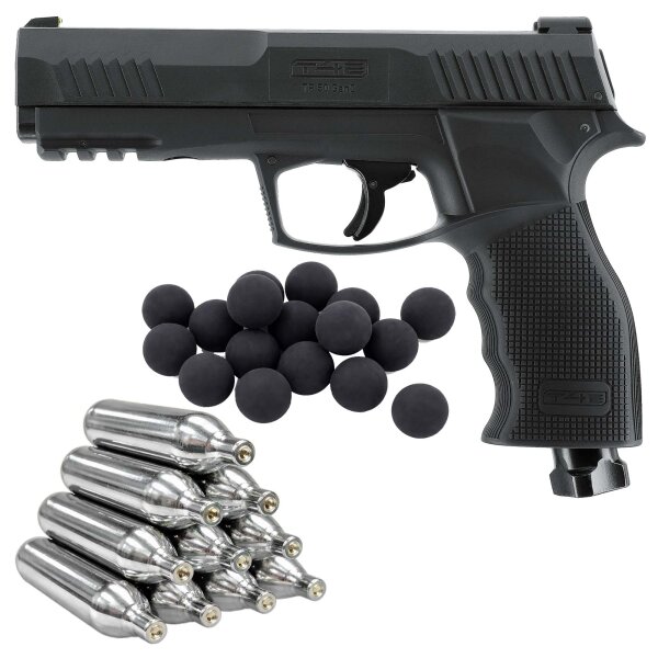 SET T4E Home Defense TP 50 BLK .50 Rubberball CO2 < 7,5 Joule 6 Schuss (ab 18)
