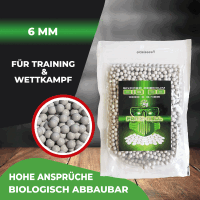 2.000 Fritz Cell Sniper 0,48g Bio-BBs Softair Kugeln, Kaliber 6mm, Rundkugel