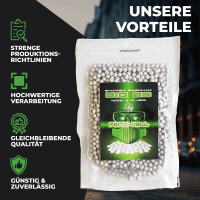 3.000 Fritz Cell Sniper 0,48g Bio-BBs Softair Kugeln, Kaliber 6mm, Rundkugel