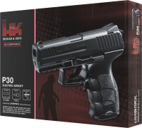 Heckler & Koch P30 AEG Softair cal. 6 mm BB + 1000 BB´s < 0,5 J, Full-Auto ohne FSK