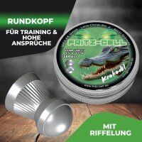 500 Rundkopf Krokodil Diabolos 4,5mm FRITZ-CELL  für Luftgewehr Luftpistole