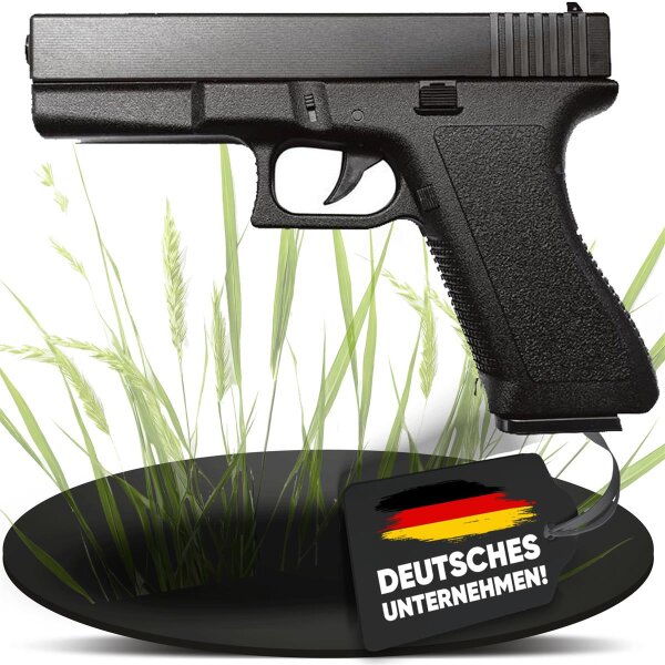 PG17 Schwarz Softair-Pistole 6 mm BB < 0,5 Joule (P14)