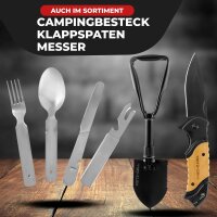 Fritz-Cell Feuerstahl Feuerstarter für Camping, Survival, Outdoor Magnesiumstahlgriff mit Holzgriff FS 2