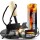 Fritz-Cell Feuerstahl Feuerstarter für Camping, Survival, Outdoor Magnesiumstahlgriff mit Holzgriff FS 2
