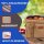 NEMT 25L faltbare Kühltasche Picknicktasche Thermotasche Lunchtasche Tasche Isoliertasche für Lebensmitteltransport Mittagessen Auto Urlaub und Mini Kühlbox Einkauf (khaki)