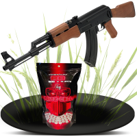 Fritz-Cell Set AK47 Airsoft Gewehr AEG Softair Waffe...