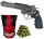 SET Ruger SuperHawk 6"  Airsoft Softair Revolver Fritz-Cell 6mm BBs CO2 Kapseln