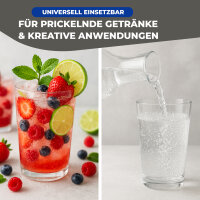 NEMT CO₂ Sodakapseln 8g – 20 Stück – Kompatibel mit Sodamaker, Soda Siphon - Made in EU – Für prickelnde Getränke & kreative Anwendungen