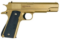 Fritz-Cell Set Airsoft Pistole FC13GD schwere Ausführung Federdruck Softair Waffe 0,5 Joule 6 mm inkl. 500 Premium BBs 0,20g Munition