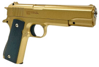 Fritz-Cell Set Airsoft Pistole FC13GD schwere Ausführung Federdruck Softair Waffe 0,5 Joule 6 mm inkl. 500 Premium BBs 0,20g Munition