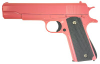 Fritz-Cell Set Airsoft Pistole FC13P schwere Ausführung Federdruck Softair Waffe 0,5 Joule 6 mm inkl. 500 Premium BBs 0,20g Munition