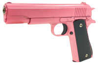 Fritz-Cell Set Airsoft Pistole FC13P schwere Ausführung Federdruck Softair Waffe 0,5 Joule 6 mm inkl. 500 Premium BBs 0,20g Munition