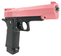 Fritz-Cell Set Airsoft Pistole FC6P 1911 Match schwere Ausführung Federdruck Softair Waffe 0,5 Joule 6 mm inkl. 500 Premium BBs 0,20g Munition