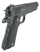 Fritz-Cell Set Airsoft Pistole FC13BW schwere Ausführung Federdruck Softair Waffe 0,5 Joule 6 mm inkl. 500 Premium BBs 0,20g Munition