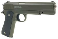 Fritz-Cell Set Airsoft Pistole FC13G schwere Ausführung Federdruck Softair Waffe 0,5 Joule 6 mm inkl. 500 Premium BBs 0,20g Munition