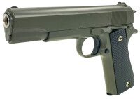 Fritz-Cell Set Airsoft Pistole FC13G schwere Ausführung Federdruck Softair Waffe 0,5 Joule 6 mm inkl. 500 Premium BBs 0,20g Munition