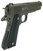 Fritz-Cell Set Airsoft Pistole FC13G schwere Ausführung Federdruck Softair Waffe 0,5 Joule 6 mm inkl. 500 Premium BBs 0,20g Munition