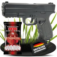 Set Airsoft Pistole schwere Ausführung Federdruck...