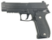 Set Airsoft Pistole schwere Ausführung Federdruck Softair Waffe 0,5 Joule 6 mm inkl. 500 Premium BBs 0,20g Munition