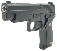 Set Airsoft Pistole schwere Ausführung Federdruck Softair Waffe 0,5 Joule 6 mm inkl. 500 Premium BBs 0,20g Munition