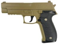 Set Airsoft Pistole schwere Ausführung Federdruck...