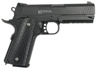 Set Airsoft Pistole 1911 Tuningmodell schwere Ausführung Federdruck Softair Waffe 0,5 Joule 6 mm inkl. 500 Premium BBs 0,20g Munition