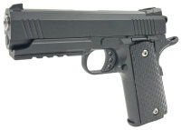 Set Airsoft Pistole 1911 Tuningmodell schwere Ausführung Federdruck Softair Waffe 0,5 Joule 6 mm inkl. 500 Premium BBs 0,20g Munition