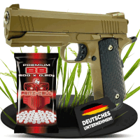 Set Airsoft Pistole 1911 Tuningmodell schwere...