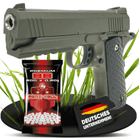 Set Airsoft Pistole 1911 Tuningmodell schwere...