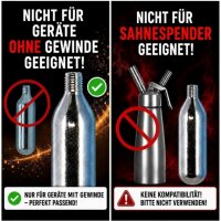10 x NEMT 16g CO2 Kapseln MIT Gewinde – Bierkapseln...