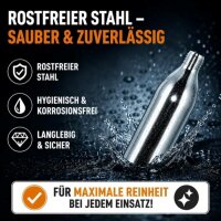 10 x NEMT 16g CO2 Kapseln MIT Gewinde – Bierkapseln & Bikekapseln
