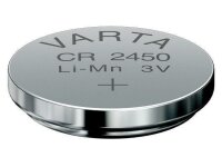 1 Varta CR2450 Lithium Knopfzelle 3V