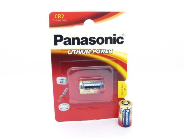 10 x Panasonic CR2A Lithiumbatterie CR2 A CR-2 A CR 2 A Fotobatterie