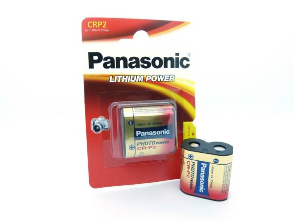 1 Panasonic CRP2 CR-P2 Foto-Batterie Lithium
