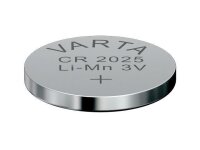 200 x Varta CR2025 Lithium Knopfzellen 3V