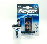 1 x Energizer 9V Block Lithium
