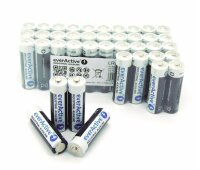 40 x Everactive Alkaline AA Mignon LR06 Batterien