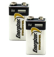 2 x Energizer INDUSTRIAL 9V Block 4LR61 9 V Blockbatterie...