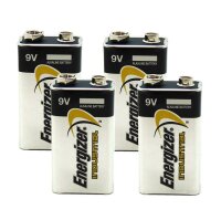 4 x Energizer Industrial 9V Block 4LR61 9 V Blockbatterie...