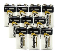 10 x Energizer INDUSTRIAL 9V Block 4LR61 9 V...