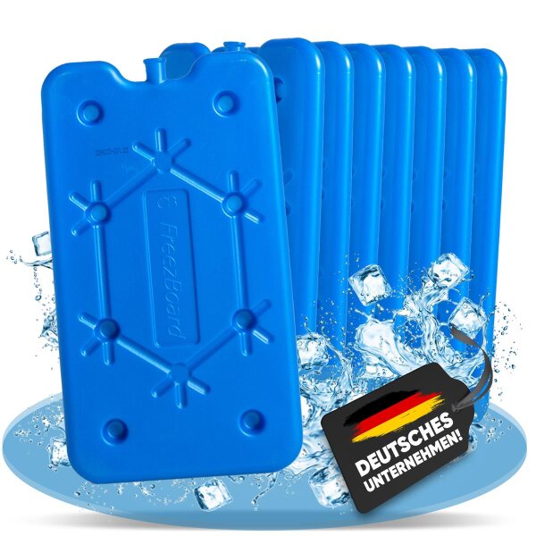8 x 400 ml flacher Kühlakkus