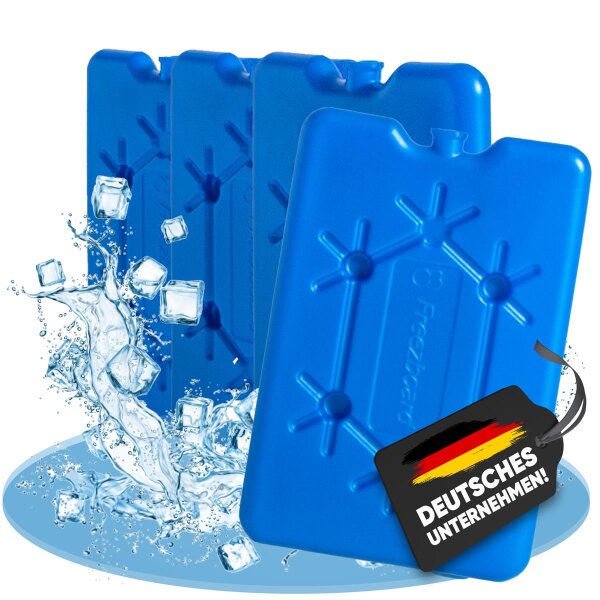 4 x 200 ml flacher Kühlakkus
