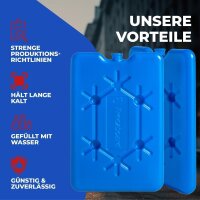 4 x 200 ml flacher Kühlakkus
