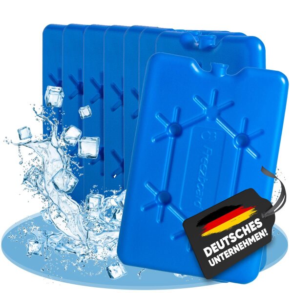 8 x 200 ml flacher Kühlakkus